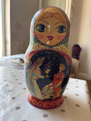 Vintage russian wooden hand - russian,