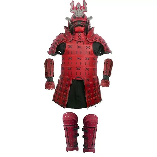 Halloween leather samurai body - halloween,