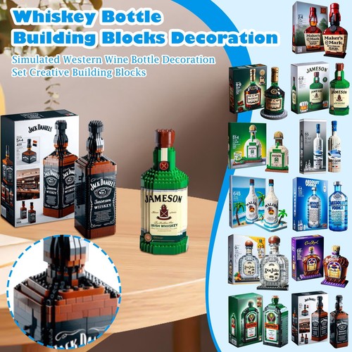 Toy brick whiskey - whiskey, bottle