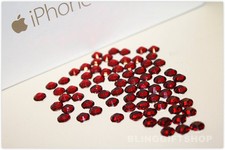 5000/10000 RESIN FLAT BACK RHINESTONES DIAMANTE CLEAR NAIL ART CRAFT GEMS 2-6mm