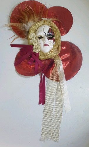 Vintage red lady face - lady,