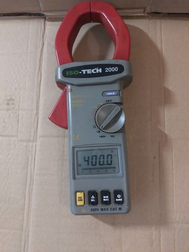 Iso tech 2000 clamp meter - iso-tech, meter.