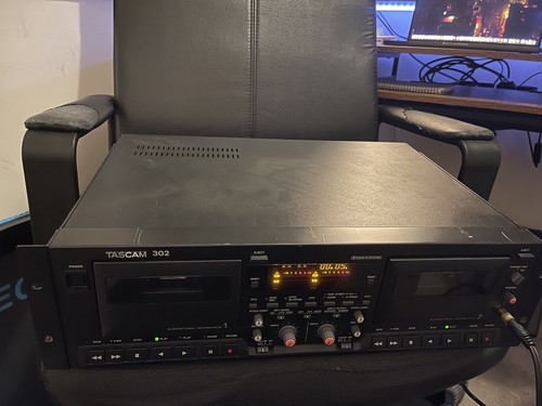 Tascam 302 dual cassette - dual,