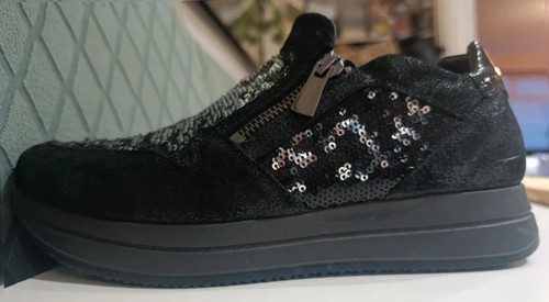 Igi black silver leather - igi,