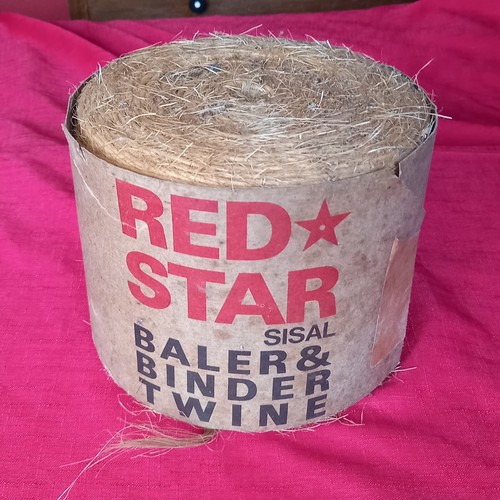 Vintage red star - vintage, baler