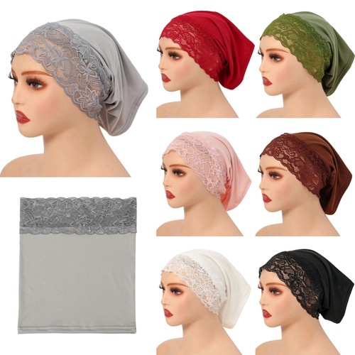 Inner hijab undercap with lace - hijab,