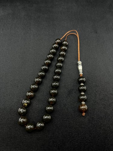 Dark cognac amber komboloi - cognac,