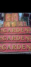 Vintage Pink Garden Metal Wall
