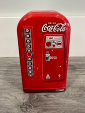 Coca-Cola Vending Machine Tin Bank Red Drink Coca-Cola Coke Bottle Retro