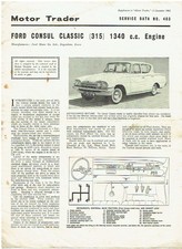 FORD CONSUL CLASSIC 315 SERIE