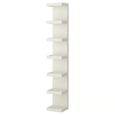 NEW IKEA LACK Wall Shelf Unit  Vertical Storage White 30x190cm Durable
