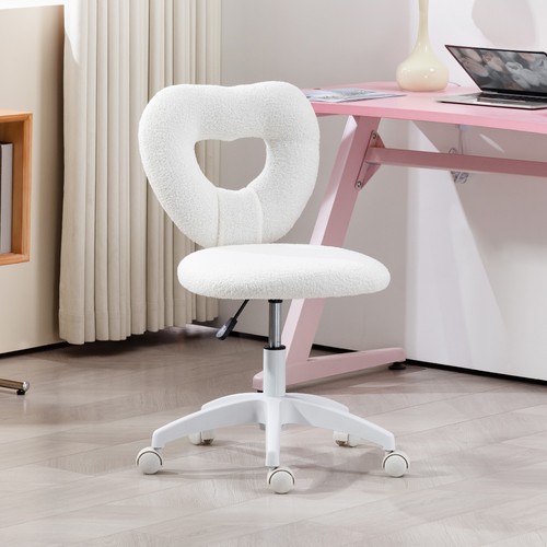 Heart computer desk chair - computer,