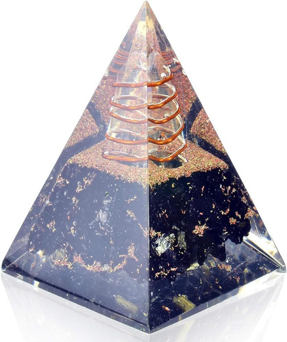 Orgone pyramid black - orgone, pyramid-black