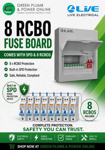 Live electrical 8way - electrical, surge
