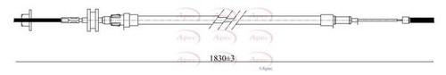Apec front brake cable for - front,