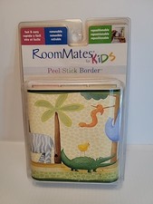 RoomMates Jungle Adventure Peel & Stick Border Animals Lion Elephant Monkey