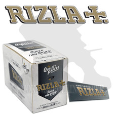 Cartine Rizla Silver Corte Regular - Box 100 Libretti Argento Ultra Sottili Tipo