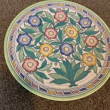 Charlotte Rhead Crown Ducal ‘Caliph’ Wall Charger C1938 - VGC - 36cm Diameter