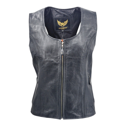 Genuine black leather - genuine,