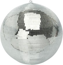 Mirror Disco Ball Silver Hanging Glitter Ball For DJ Dance Party Parties - 400mm