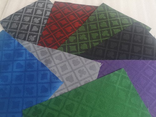 Poker table cloth suited - cloth,