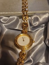  Ladies Gucci  Gold 11/12. 2   Changeable Bezel Watch Vintage SPARES REPAIR..