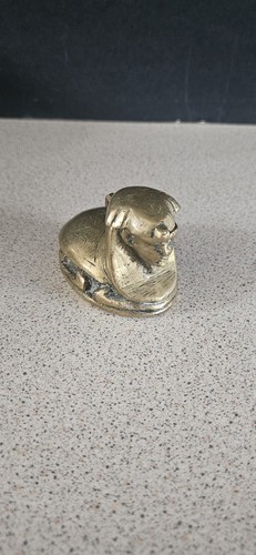 Antique novelty brass inkwell - novelty,