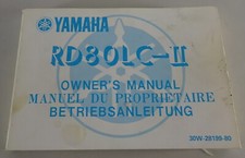 Owner's Manual Yamaha RD 80