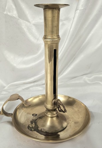 Vintage tall brass candlestick - tall,
