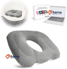 Inflatoast Inflatable Lift Donut Pillow Hemorrhoid Cushion For Bone & Back Pain
