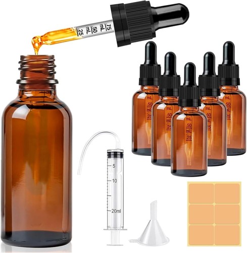 5x10 50ml amber glass - 5x10/30/50ml,