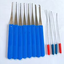 12x Broken Key Extractor Removal Kit Hooks Needle for Locksmith Lock Opener Tool