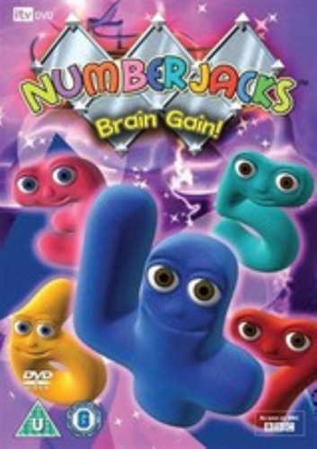 Numberjacks brain gain dvd - numberjacks,