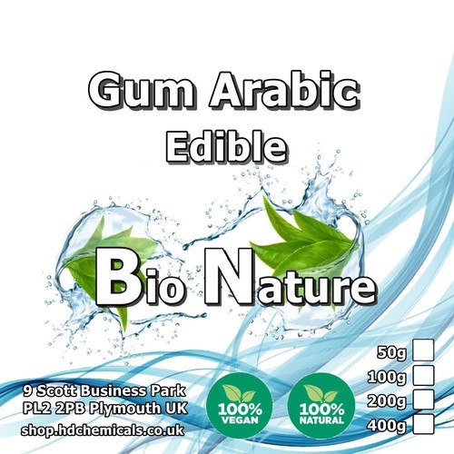 Gum arabic powder edible - gum, 200g