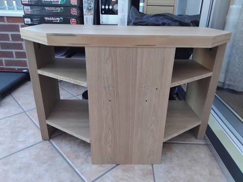 Wooden corner unit - tv, unit.