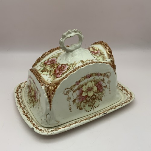 Vintage cheese wedge butter - cheese,