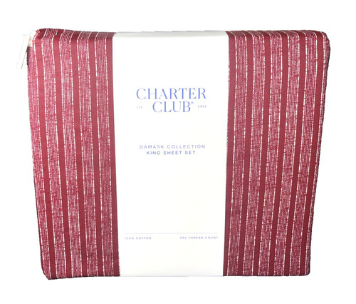 Charter club candy - stripe, 100%