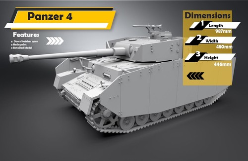 Scale german wwii - panzer, 4