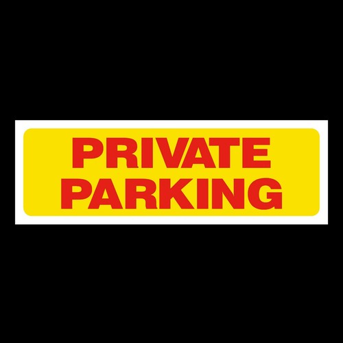 Private parking plastic - -,