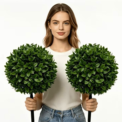 Artificial boxwood topiary - artificial,