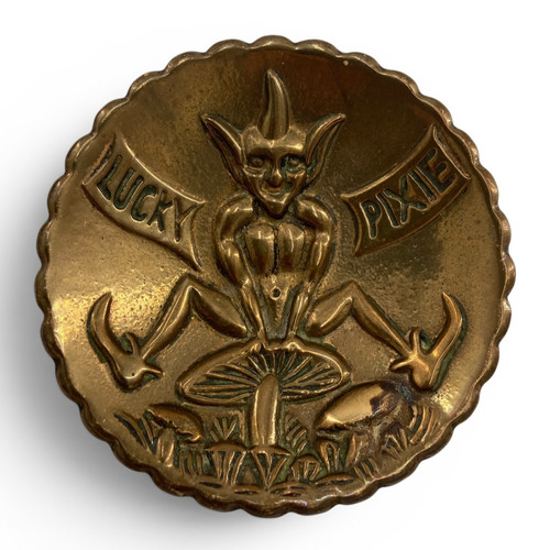Vintage brass lucky pixie - vintage,