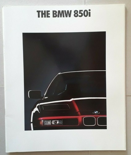 Bmw 850i coupe brochure 1990 - coupe,