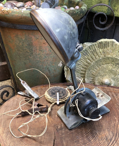 Vintage chart board lamp - chart,