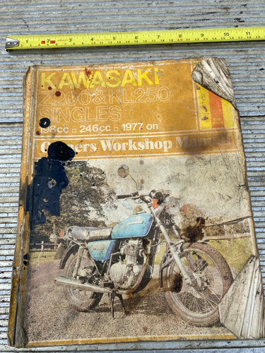 Kawasaki z200 kl250 workshop - z200, &