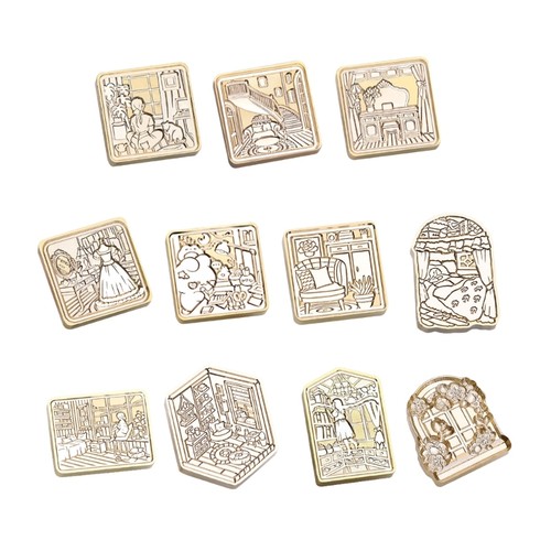 Wax seal stamp head house - wax,
