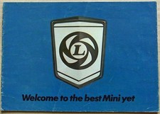 MINI Car RANGE Sales Brochure