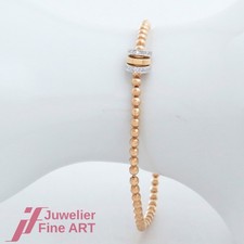 Bracelet-flex-blanks-brilliant diamonds 0.18ct-14K/585 Yellow gold/White gold-New!