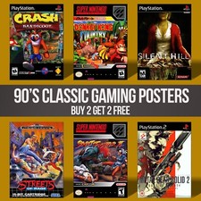 90s Greatest Game Posters