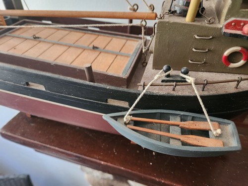 Antique wooden boat - antique, model