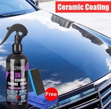 Rivestimento Nano Ceramico Auto Spray 100ml 9H Idrofobica Lucida Auto